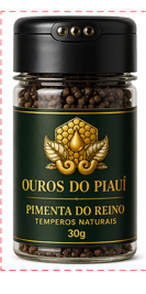 Pimenta do Reino Moida 30g Ouros do Piaui